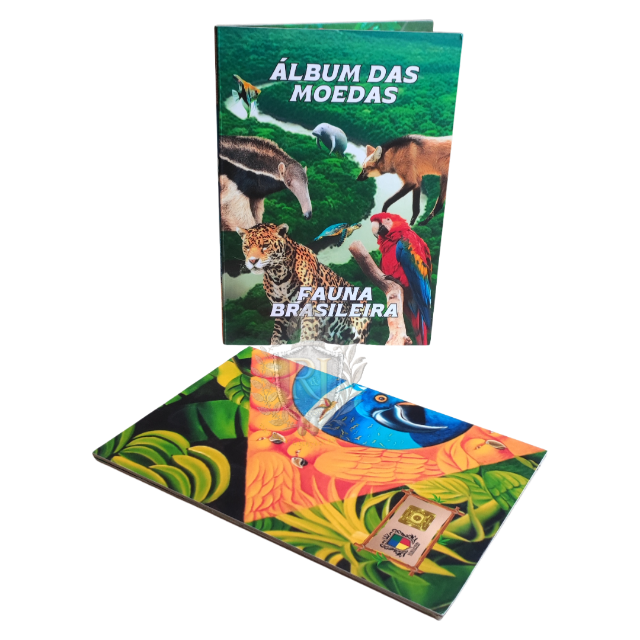 �lbum por TIPO Para Moedas da Fauna brasileira (1992-1994)