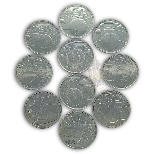 10 Moedas FC Turquia - Planetas do Sistema Solar