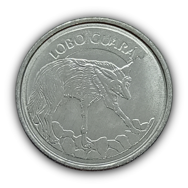 100 Cruzeiros Reais 1994 FC, Brasil - Lobo Guará 