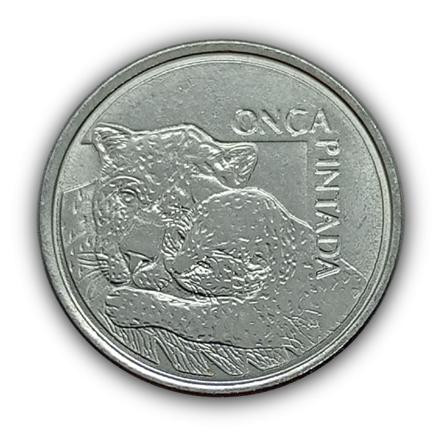 50 Cruzeiros Reais 1994 FC, Brasil - Onça Pintada 