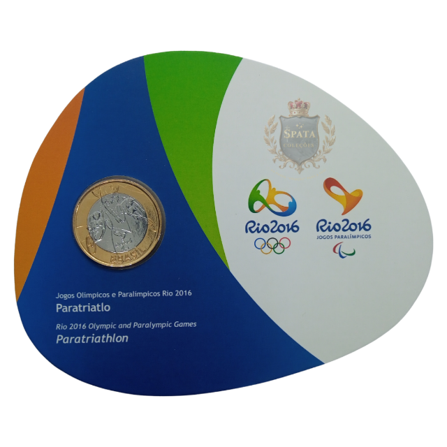1 Real 2014 Olimpíadas Rio 2016 – Modalidade: Paratriatlo (No Blister Oficial FC)