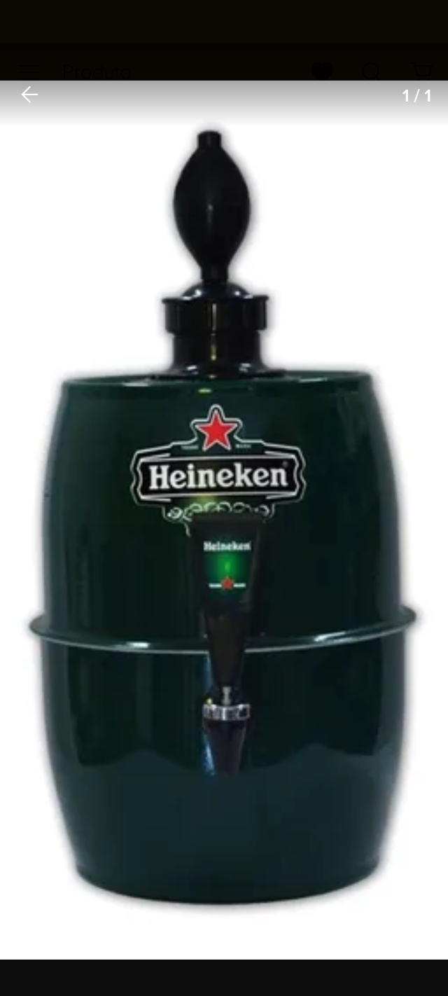 Chopeira Heineken 5,1 litros: