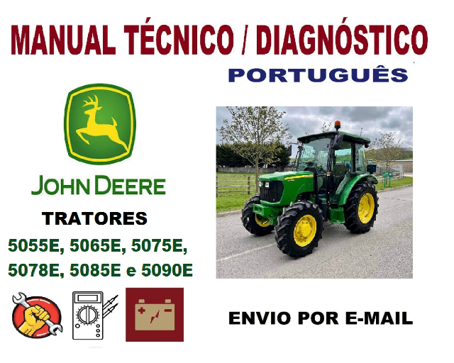 Manual Tcnico / Diagnsticos John Deere Tratores 5055E, 5065E, 5075E, 5078E, 5085E e 5090E (Em Portugus)