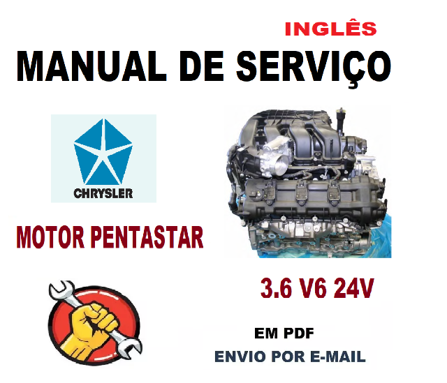 Manual Do Motor Pentastar 3.6  V6 24V Chrysler (Ingls)  