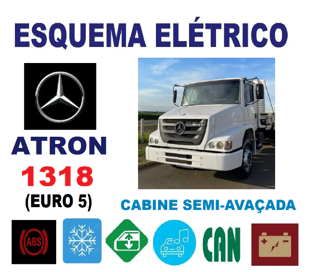 Esquema El�trico Caminh�o Mercedes Atron 1318 Euro 5