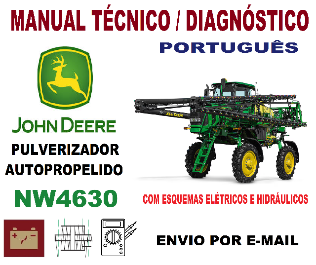 Manual T�cnico Diagn�stico John Deere Pulverizador Autopropelido NW4630