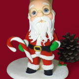 Porta Panetone - Papai Noel
