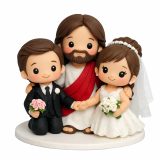 Noivinhos + Cristo ( fofinhos)
