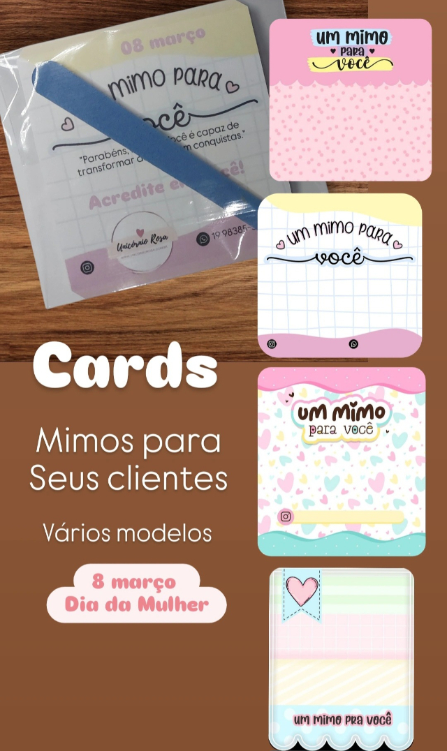 Card Mimo - com brinde
