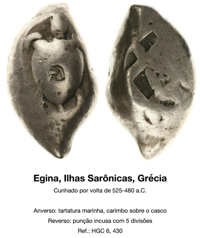 Egina, Ilhas Sarnicas, Grcia, 525-480 a.C / Stater AR (0001)