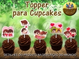 Dia Dos Namorados Amor 50 Topper Tags Para Cupcake Doce