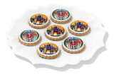 35 Papel De Arroz P/ Biscoito Feliz Natal Liga Da Justia