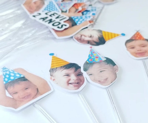 50 Topper Para Doces Criana Cabea Rosto rostinho Foto Com tema engraado