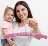 Cabide Infantil Personalizado com Nome - 27 cm