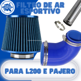 Filtro de Ar esportivo L200 e Pajero - completo