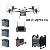Drone Pulverizador DJI T40 Kit - Drone, carregador + 3 baterias