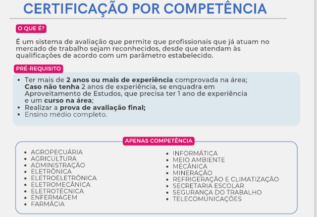 Certificao por Competncia