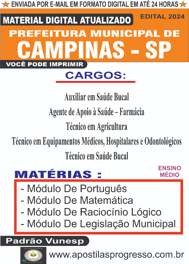 Apostila Da Prefeitura De Campinas Ensino Mdio