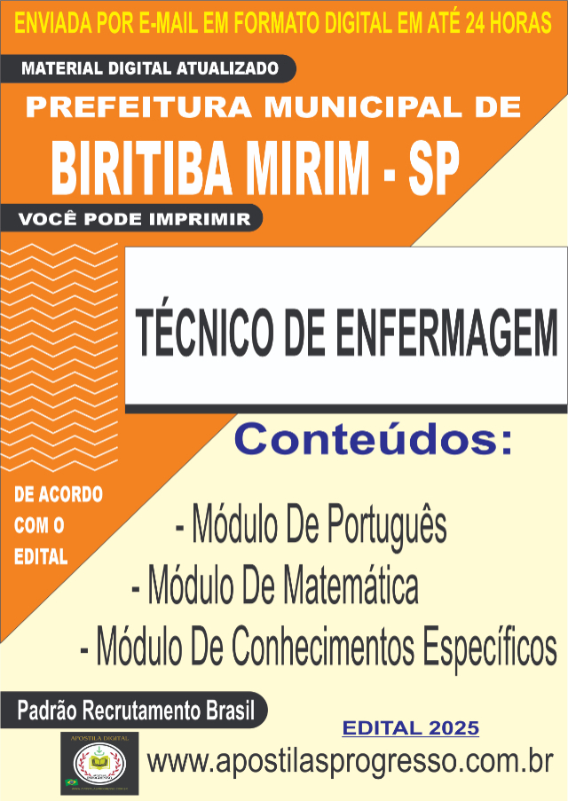 Apostila Digital De Biritiba Mirim Tcnico De Enfermagem 