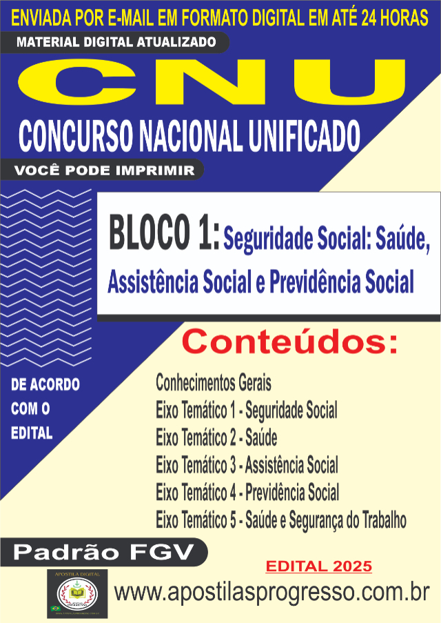 Apostila CNU 2025 - Bloco 1 - Seguridade Social