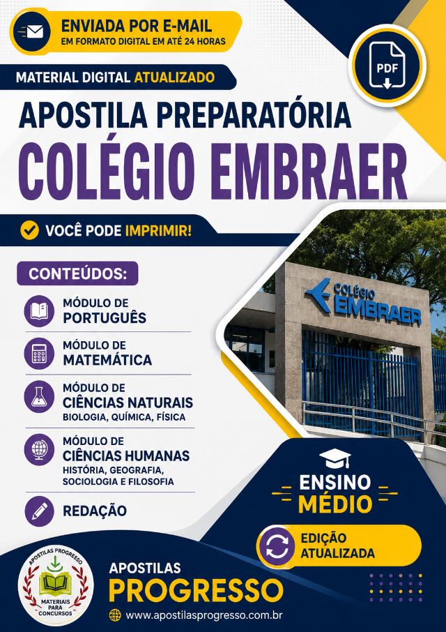 Apostila Preparatória Dos Colégios EMBRAER 