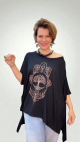 Blusa ampla Hams 