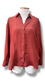 Camisa de linho Canela 