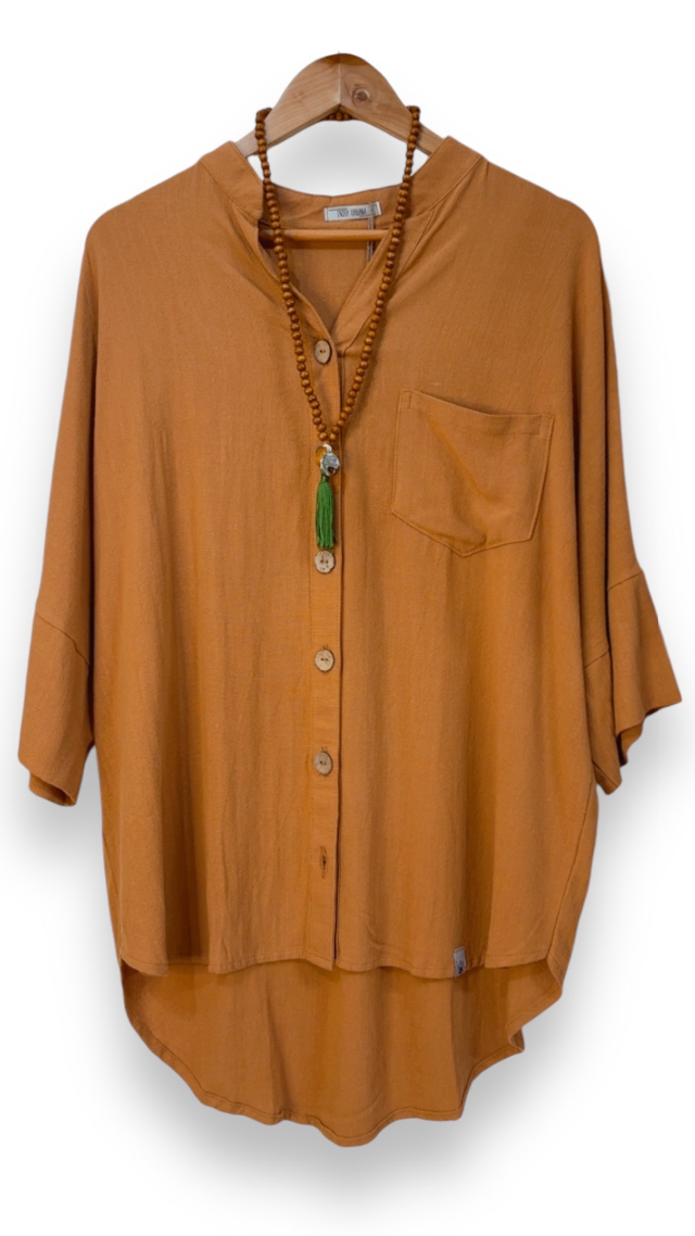 Camisa Camel rstica 