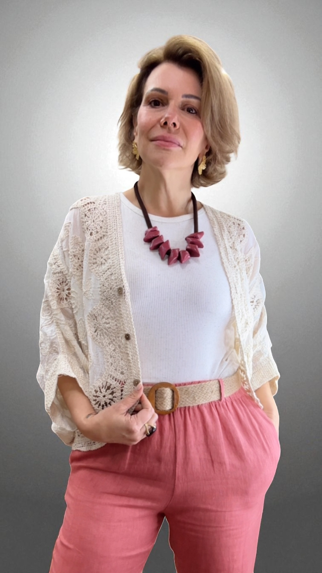 Blusa casulo croch