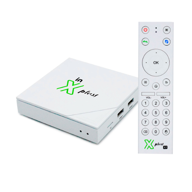 Receptor In XPlus V3 com IPTV de 16GB, 2GB RAM - Branco