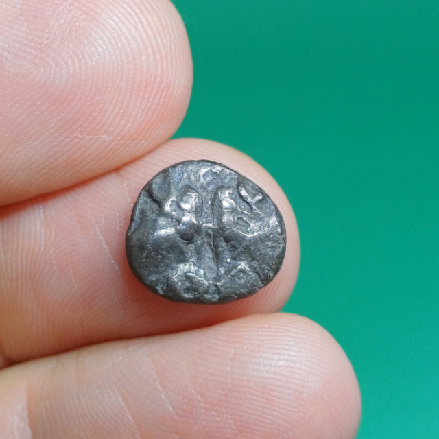 Lesbos, local n�o definido. 550-480 aC. Billon 1/12 estater. 1,45g/12,5mm