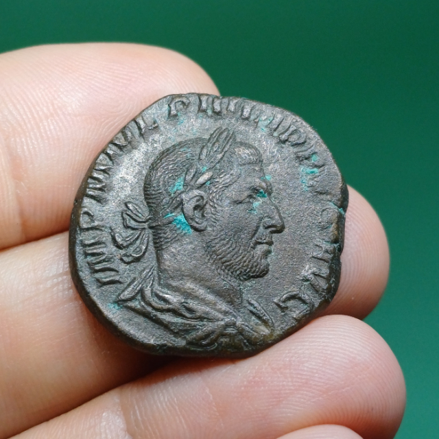 Felipe I, 244-249 dC. Ae sestrcio. 16,42g/28,5mm