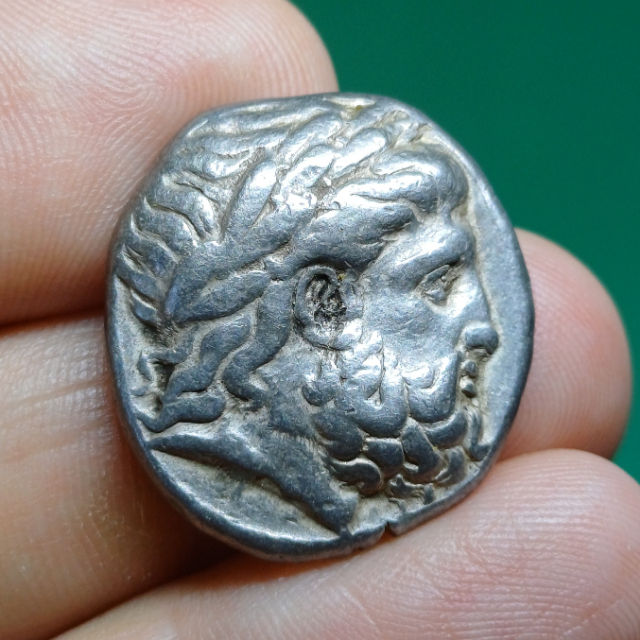 Felipe II (pai de Alexandre), 359-336 aC. Ar tetradracma. 14,37g/25,8mm