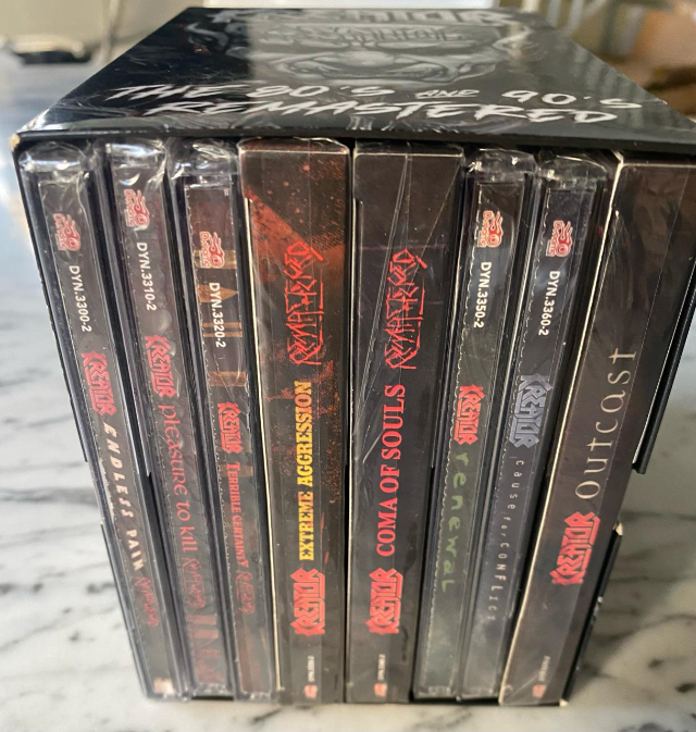 BOX - KREATOR - The 80's and 90's Remastered (Box completo 8 cds