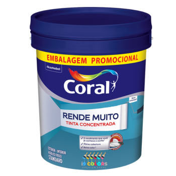 Tinta Acrlica Coral Rende Muito 20 litros - Branco Fosco