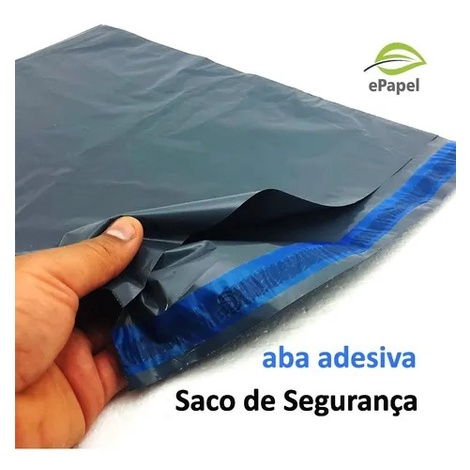 100 Envelopes De Segurana 60x70 Sacos Plstico Aba Adesiva