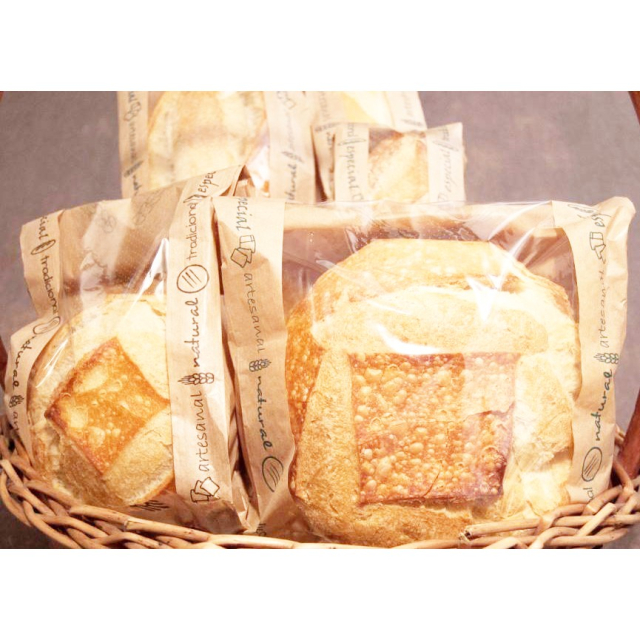 100 Sacos Kraft Visor Microperfurado 23x42 Padro