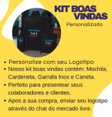 05 Kits Boas Vindas Corporativo Premium Personalizado Brinde