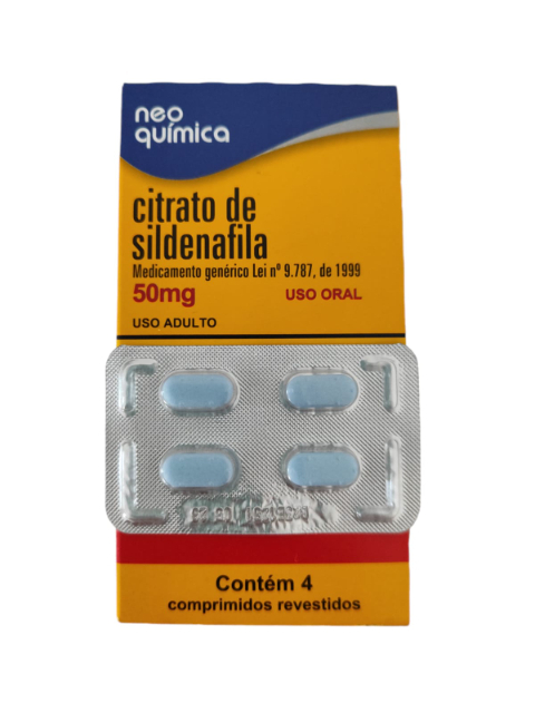 CITRATO DE SILDENAFILA 50MG - NEO QUIMICA - KIT 12 COMPRIMIDOS - VIAGRA