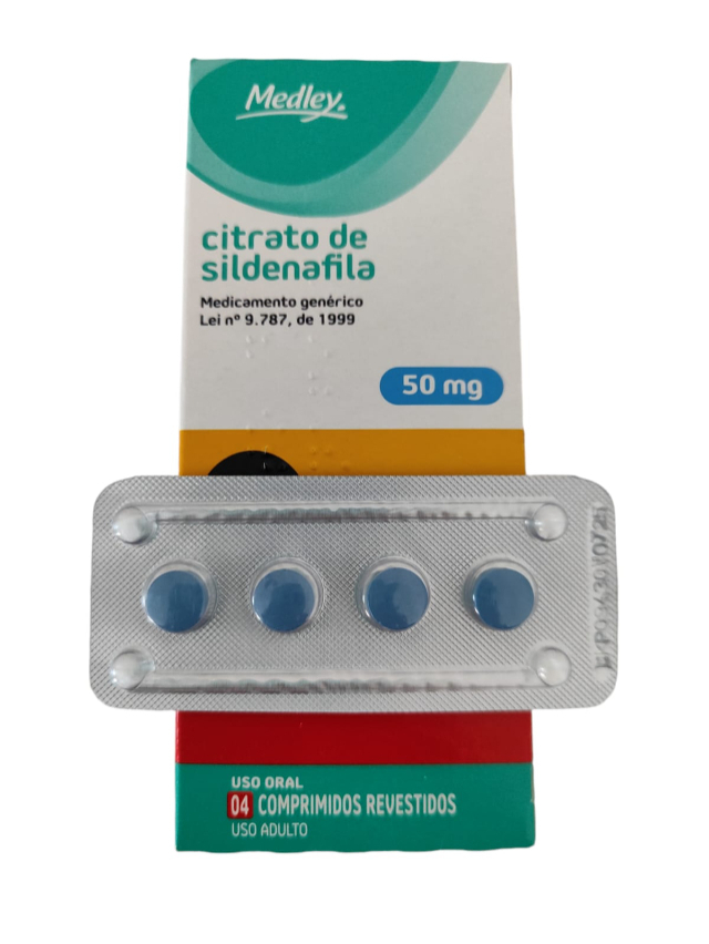 CITRATO DE SILDENAFILA 50MG - MEDLEY - KIT 12 COMPRIMIDOS