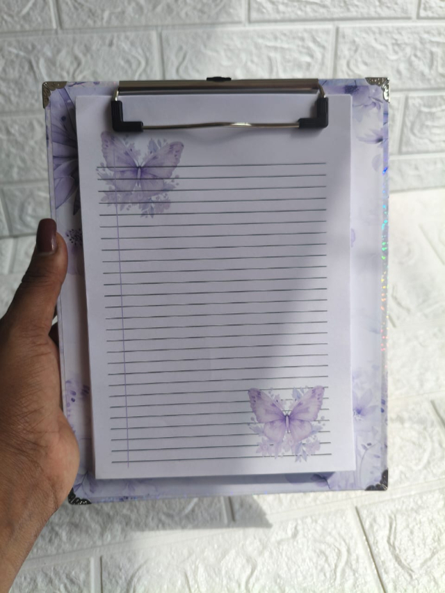 Prancheta Personalizada - Borboleta Lils - VA 2025