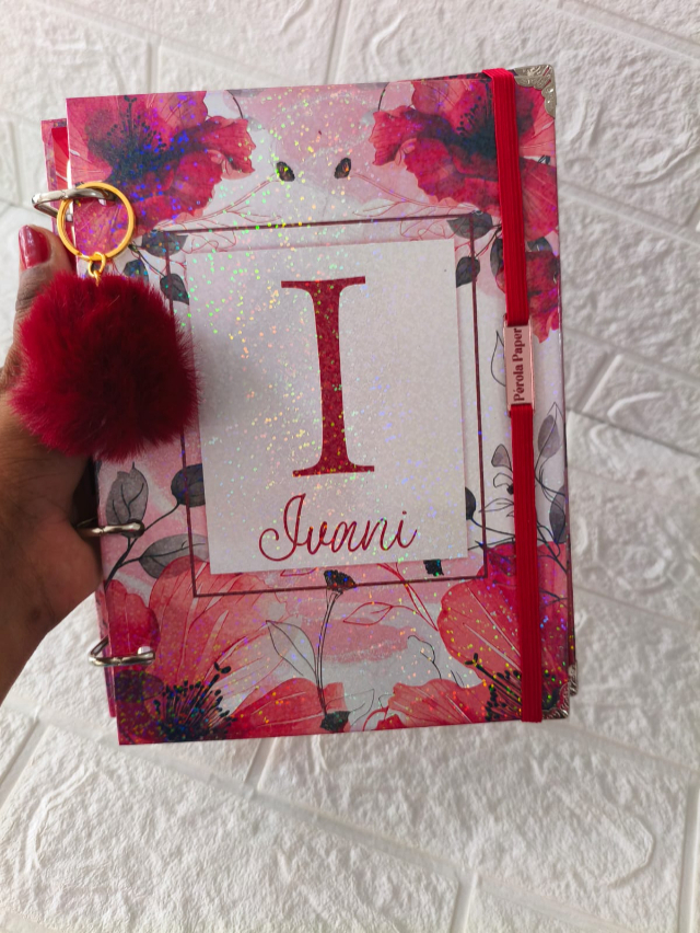 Caderno Fichrio Vermelho Inicial - Col 14