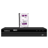 DVR Intelbras MHDX 1308 Gravador de Vdeo Multi HD de 8 Canais Vizualizao em 1080p e Modo de operao Full HD + HD 2TB Purple