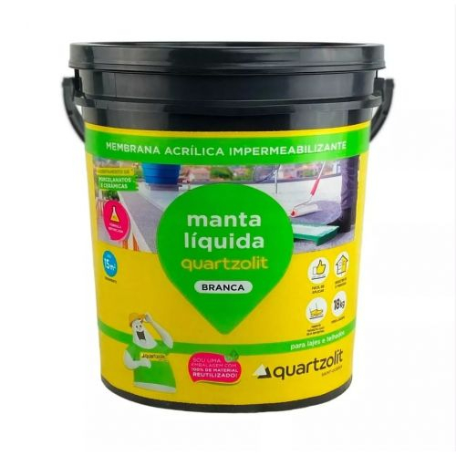 MANTA LQUIDA BRANCA - 18kg BALDE - QUARTZOLIT