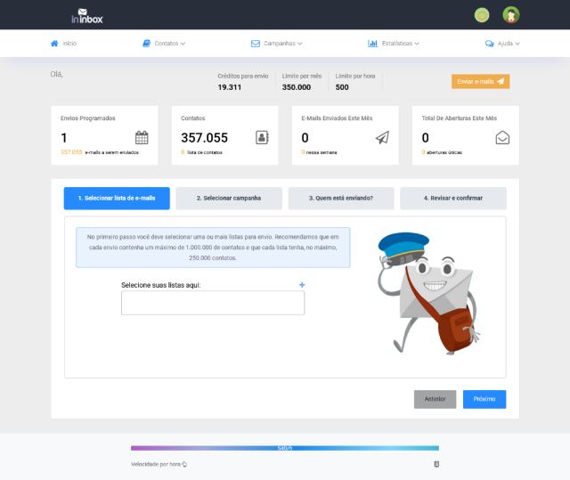 Plano de E-mail Marketing - 2.000.000 de E-mails