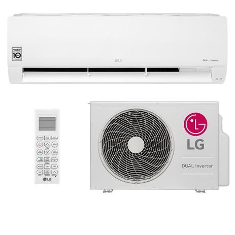 Ar Condicionado Split Inverter LG Hi Wall DUAL Voice 18000 BTUs Frio S4NQ18KL31A 220V
