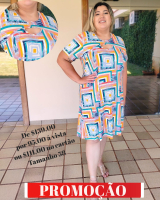 VESTIDO VISCOLYCRA ESTAMPA GEOM�TRICA