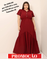 VESTIDO CREPE DETALHES DE BOT�ES