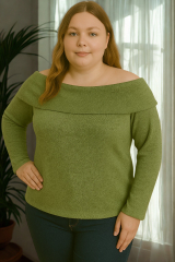 BLUS DE LANZINHA OMBRO A OMBRO