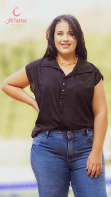 CAMISA REGATA PRETA TAM. 52